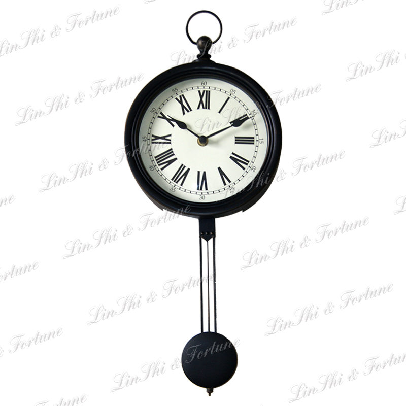 L896 16.5 INCH plastic PENDULUM WALL CLO