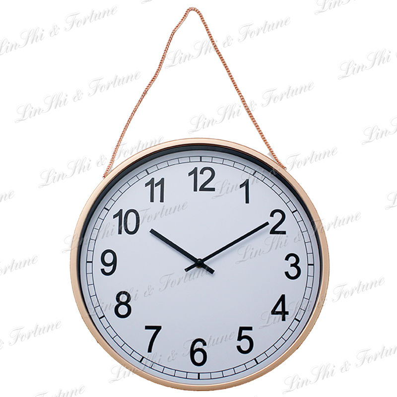 L1587A 15 INCH plastic chain WALL CLOCK