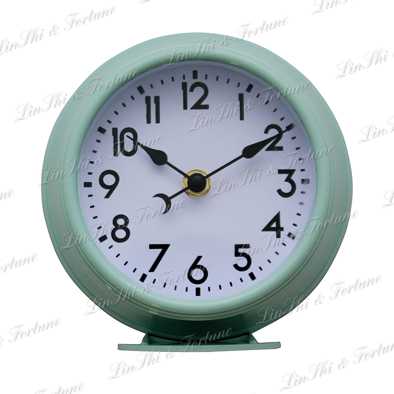 L1604 6 INCH plastic TABLE CLOCK